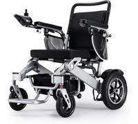 Foldable Electric Wheelchair for Adults, Power Wheelchairs with 360° Joystick, Support 330lbs Range-All Terrain Electric Wheelchair