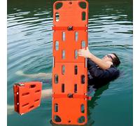 Foldable Emergency Stretcher, Lightweight Spine Board for Safe Patient Transport, Water-Rescue Floating Design for Paramedics and Lifeguards