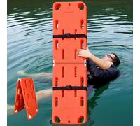 Foldable Emergency Stretcher, Lightweight Spine Board for Safe Patient Transport, Water-Rescue Floating Design for Paramedics and Lifeguards