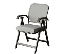 Foldable Ergonomic Mesh Office Chair, Stacking Chair for Meeting Conference Training Room, Comfortable Bouncing Back Armchair