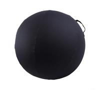 Foldable Exercise Ball Cover Made of Cotton Material with Handle for Easy Carry, Provides Protection Against Wear and Tear for Yoga Balls (Gray)