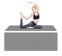 Foldable Exercise Mat - Portable Widened Thickened Double Sided Non-Slip Fitness Mat | Home Mute Exercise Mat with Carry Bag, Comfortable and