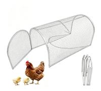 Foldable Expandable Chicken Tunnel Metal Chicken Coop for Yard