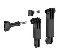 Foldable Extension Arm Mount for Gopro Hero 13/12/11/10/9/8,Detachable Extension Pivot Arm Straight Joints Adapter for DJI Osmo Action 6/5 Pro/4/3 & Insta 360 Ace Pro/Pro 2 for Video Recording (Black)