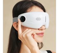 Foldable Eye Massager with Heat & Vibration, Music Listening, Compatible with Relaxation - Great for Dry Eye, Fatigue Relief & Christmas Gifts