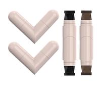 Foldable Eyeliner Stamp, Dual-Ended Gel Eyeliner Pencil Set, Waterproof Smudge Proof Eyeliners Pen, Easily Draw Exquisite Makeup Look, Easy To Use for Beginners And Professionals (2pc)