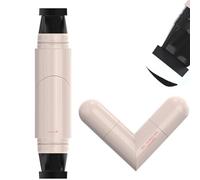 Foldable Eyeliner Stamp for Wings,Black Dual-Ended Stamp Pen Winged Eyeliner Stamp Tool for Perfect Cat Eye, Waterproof & Smudge-Proof Wing Eye Liner Stamp for Beginners