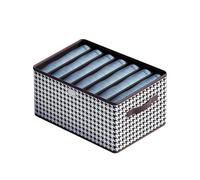 Foldable Fabric Storage Box with Handles Multi-functional Home Organizer for Clothes Blankets Toys Stackable Dust-proof Wardrobe Bin