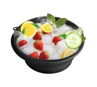 Foldable Facial Ice Bath Bowl - Reusable Cold Plunge Washbasin for Face Care, Skincare Routine, Puffiness Relief, for Women, Men, Home Bathroom, Travel, and Beauty Spa