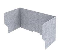 Foldable Felt Desk Divider - Lightweight Polyester Sound Absorbing Panel for Privacy at Study & Office Desks - 80 cm (32 in) Multi-Purpose Acoustic Partition