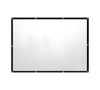 Foldable Film Projector Screen - Lightweight Polyester Construction, Real Color Restoration , Portable Outdoor Display, Weatherproof Canvas