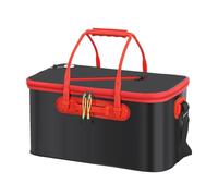 Foldable Fish Bucket, Integrated Live Fish Container, Camping Eva Fishing Bag, Multifunctional Folding Fish Bucket, Water Bucket With Handle, Fish Protection Bucket for Storing Live Fish