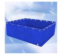 Foldable Fish Pond for Emergency Water Storage, Canvas Koi Tank with Grommets, Drought Resistant & Water Supply (1x2.7m)
