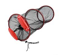 Foldable Fishing Mesh Bait Cage 25x30cm Floating Trap(25 * 60cm)