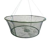 Foldable Fishing net Hand cast net, Shrimp net Crab nets Crayfish Hand cast cage (Top:31.5in/Bottom:23.6in)