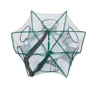 Foldable Fishing Trap - Lightweight Hole Zippered Fishing Net | Multipurpose Foldable Accessory For Crayfish And Crab Catching | Trap Tool For Outdoor Fishing Adventures