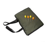 Foldable Fishing Unhooking Mat 80x35cm with Baiting Needles, Lightweight Carp Landing Pad for Safe Fish Care, Portable Weighing Sling for Anglers