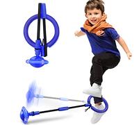 Foldable Flash Wheel Skip Ball - Portable Colorful Sports Fitness Toy for Kids 5-10 Years Boys Girls, Gift for Mom Women Adults