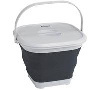 Foldable Flat-Packed Camping Bucket - Outwell Collaps Bucket Square w/lid
