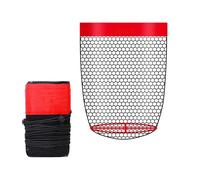Foldable Floating Fish Basket - Folding Mesh Fishing Net Cage, Lightweight Portable Bait Keeper Storage Equipment | For Kayak Dock Boat Camping Recreation Stand Wear And Tear Adventure Excursions