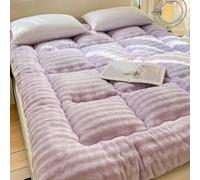 Foldable Floor Mattress for Sleeping - Breathable Tatami Mat, Extra Thick Roll-Up Mat for Guests, Dorm, Camping