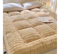 Foldable Floor Mattress for Sleeping - Breathable Tatami Mat, Extra Thick Roll-Up Mat for Guests, Dorm, Camping