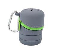 Foldable Fly Box - Silicone Fishing Pouch, Portable Trash Container | Multifunctional Accessory River Stream Angler, Tippet Line Waste Holder Plus Dry Fly Storage for Leave No Trace Outdoor Ethic