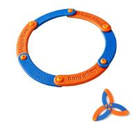 Foldable Flying Ring Boomerang Toy with Sound Effect, High Speed Wind Resistant Flying Disc, Parent-Child Interactive Outdoor Game Toy for Kids Preschoolers, Garden Backyard Beach Sports Gift (A)