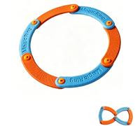 Foldable Flying Ring Boomerang Toy with Sound Effect, High Speed Wind Resistant Flying Disc, Parent-Child Interactive Outdoor Game Toy for Kids Preschoolers, Garden Backyard Beach Sports Gift (C)