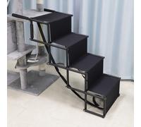 Foldable Folding Pet Dog Car Boot Access Steps Ladder Stairs Strong Lightweight