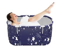 Foldable, Folding | Portable Shower Thick Insulated | Large Solid Soaking Shower for Indoor and Outdoor Bathroom