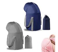 Foldable Foot Bath Soaking Bag with Knee Cover, Collapsible Foot Spa Tub, Portable 2-Layer Waterproof Feet Basin, Natural Feet Care, for Pedicure Travel Camping Relaxation (C#)