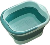 Foldable Foot Bath Tool, Tub Basin Foot Spa, Stress Relief Collapsible Footbath Bucket, Large Foot Soaking Tub for Home Travel