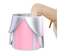 Foldable Foot Bath Tub - Foot Bath Basin for Soaking Feet, Household F́ B́ Basin, Luminium Film + PPVE Multifunction Foldable F̀ Baath B́́asin, Multifunctional Portable Fóot Tub for Travel, S