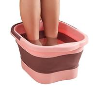 Foldable Foot Spa Bucket, Foot Bath Basin with Massage Acupoint, Stress Relief Foot Spa, Foldable Foot Bath Tool for Pedicure, Relax, Deto-x and Massage