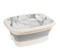 Foldable Foot Tub, Spa Massager Basin, Portable Rinse with Soft Build, Relaxing Soaking Foots Bath, Spa Equipment with Ergonomic Style, Home Care for Women Men Kids Seniors