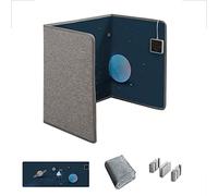 Foldable Foot Warmer Under Desk, Portable Electric Heater with Thermostat and Timer for Office and Home Use