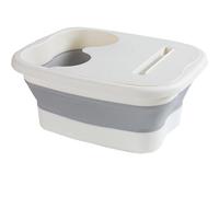 Foldable Foot Wash Basin - 40 x 32 x 17 cm, 15 L Capacity, PP , Foldable Foot Bath Basin, Multifunctional Massage Design for Pampering Your Feet | Portable Travel Soaker for Relaxing After E