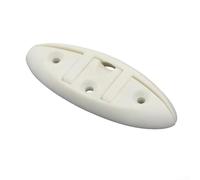 Foldable For Boat Dock Cleat with Screws, Nylon Flip Up Design Suitable for Kayaks, For Boats, and Yacht Use in Marine Environments (White)