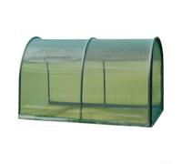 Foldable for Chicken Tunnel 79in Green Plastic Sun Protection Mesh | Easy assembly with detachable ring structure Lightweight for gardens patios Includes frame and essential tools