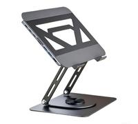 Foldable for laptop for Docking Station for Travel Office Use | Hollowed-out base, effective heat dissipation, reduces thermal stress, stable operation, long device life