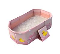 Foldable For - Portable Anti-Tip Duck Shaped Travel Friendly Design | Compact Folding Bath System, Safe Washing Solution For L