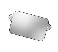 Foldable Front Glass Shade for Parked Vehicles, Type B | Silver Sun Barrier Panel Helping Limit Direct Sunlight on Windshields