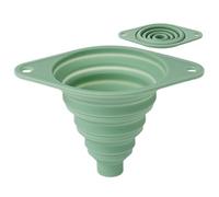 Foldable Funnel - Soft Silicone Gel Funnel Folding FunnelCooking Kitchen Accessories Gadgets, Cooking Kitchen Accessories Gadgets, 12x9x1.5cm, Gray/Green/Blue