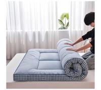Foldable Futon Mattress, Portable Japanese Tatami Mat, 7cm Thick Easy Storage Floor Mattress for Double and Single Sizes