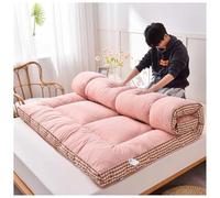 Foldable Futon Mattress, Portable Japanese Tatami Mat, 7cm Thick Easy Storage Floor Mattress for Double and Single Sizes