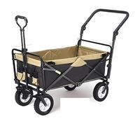 Foldable Garden Cart for Outdoor Camping & Shopping, Portable Utility Wagon for Gardening & Outdoor Activities, Heavy-Duty Collapsible Cart with Large Capacity