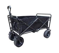 Foldable Garden Cart Heavy-Duty Utility Cart Multifunctional Outdoor Shopping Trolley Portable Camping Wagon Pulling Cart for Easy Transport