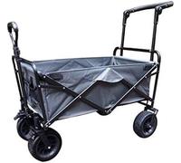 Foldable Garden Cart, Heavy-Duty Utility Trolley, Multi-Purpose Outdoor Camping Wagon, Portable Hand Cart for Gardening & Leisure Activities, Moonlight Edition