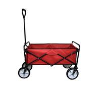 Foldable Garden Cart Red, none